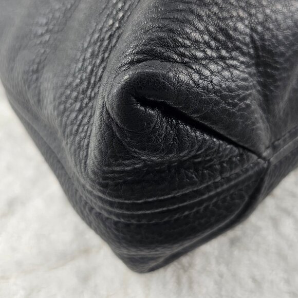 MICHAEL KORS Leather Hobo Shoulder Bag Tassel Chain Accent Crossbody Strap - Picture 8 of 13